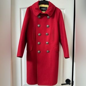 DSQUARED DOUBLE BREASTED PEA COAT SIZE 40 ( M)